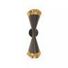 Product Image 2 for Ruffle Sconce, Black/Brass from Phillips Collection
