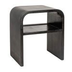 Product Image 1 for Cascade Waterfall Edge Black Wood End Table from Creative Co-Op