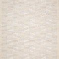 Evelina Natural Rug with subtle neutral geometric pattern in beige and cream tones, hand-woven texture