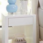 Product Image 8 for Morgan 1-Drawer White Wooden Side Table from Villa & House