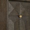 Product Image 12 for Kendall Dark Brown Oak Geometric Credenza from Currey & Company