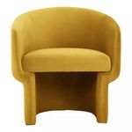 Franco Mustard Small Accent Chair image 1