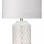 Product Image 1 for White Diamond Table Lamp from Jamie Young