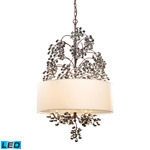 Product Image 2 for Winterberry 4 Light Pendelier In Antique Darkwood  from Elk Lighting