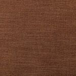 Close-up of brown linen-cotton blend fabric with woven texture, fabric color variation