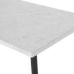 Product Image 2 for Nightfall White Marble Console Table from Uttermost