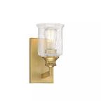Product Image 2 for Hampton Warm Brass 1 Light Bath from Savoy House 