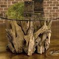 Product Image 1 for Uttermost Driftwood Glass Top Cocktail Table from Uttermost