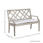 Product Image 20 for Haley Teak 48" Bench from Summer Classics