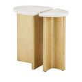 Product Image 1 for Doublet Marble Accent Table Set of 2 from Currey & Company