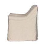 Product Image 5 for Bridges Cream Linen Slipcover Dining Armchair - Brussels Natural from Four Hands