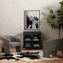 Product Image 14 for Fae Barron Smoke Dark Grey Upholstered Small Accent Chair from Four Hands