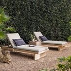 Product Image 9 for Leroy Modern Faye Ash Outdoor Chaise from Four Hands
