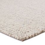 Product Image 2 for Braiden Handmade Solid Cream/ Light Gray Rug from Jaipur