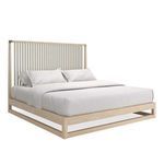 Product Image 2 for Pinstripe Slatted King Bed from Caracole