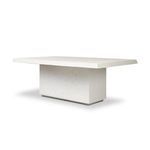 Product Image 2 for Avila Outdoor Rectangular Dining Table 84" - Aged White Concrete from Four Hands