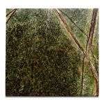 Close-up of dark green marble surface texture with subtle veining details