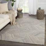 Product Image 1 for Verde Home by Rome Handmade Geometric Gray Rug from Jaipur 