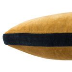Bryn Solid Gold/ Navy Throw Pillow image 5