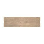 Top-down view highlighting plank arrangement and wood grain pattern on Abaso Console Table surface