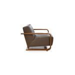 Product Image 11 for Eckersley Cool Brown Leather Lounge Chair from Moe's