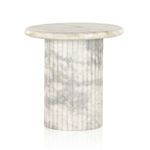 Product Image 1 for Oranda White Marble End Table from Four Hands