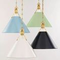 Product Image 1 for Painted No.2 1 Light Large Pendant from Hudson Valley