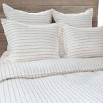 Product Image 5 for Blake Striped Linen Standard Sham - Cream / Grey from Pom Pom at Home