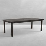 Product Image 3 for Club Aluminum Rectangle Outdoor Slatted Dining Table from Summer Classics