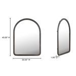 Granger mirror with dimensional measurements showing 40 inch height, 30 inch width, and 1 inch depth