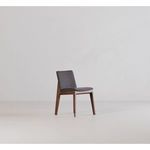 Side profile of single Deco Dining Chair against plain white background.