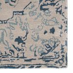 Product Image 3 for Sasha Handmade Medallion Beige/ Dark Blue Rug from Jaipur 