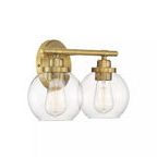 Product Image 2 for Carson Warm Brass 2 Light Bath from Savoy House 