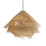 Product Image 8 for Ashburn Natural Buri Midrib Pendant from Arteriors