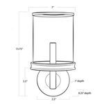 Product Image 4 for Adria Steel Sconce - Oil Rubbed Bronze from Regina Andrew Design