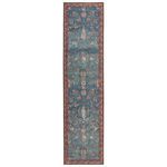 Product Image 3 for Yasha Floral Blue/ Red Rug from Jaipur 