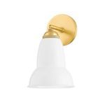 Product Image 1 for Jamila White Bell Shade Wall Sconce from Mitzi