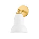 Product Image 1 for Jamila White Bell Shade Wall Sconce from Mitzi