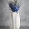 Product Image 2 for Fluted Marble White Vase from BIDKHome