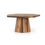 Close-up from above showing detailed wood pattern and natural variation in Brooklyn Dining Table surface
