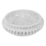 Product Image 2 for Round Marble Tray With Carved Edges from Worlds Away