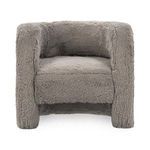 Product Image 2 for Teddy Plush Fabric Cushioned Accent Chair from Classic Home Furnishings