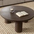 Product Image 7 for Windermere Solid Wood Round Brown Coffee Table from Classic Home Furnishings