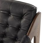 Halston Top Grain Leather Chair - Heirloom Black image 10