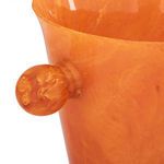 Product Image 3 for Orange Resin Ice Bucket w/Handles from BIDKHome