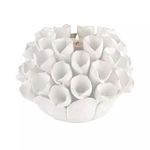 Product Image 1 for White Ceramic Bud Candle Holder from Elk Home
