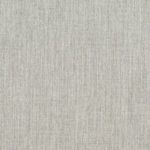 Close-up of light gray fabric upholstery with a subtle woven texture for outdoor chaise cushions.