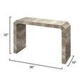 Product Image 3 for Grounded Sand Gray Veneer Console Table from Jamie Young