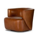 Product Image 14 for Mila Top Grain Riviera Cognac Leather Swivel Chair from Four Hands
