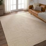 Product Image 5 for Aterian Handmade Medallion Light Gray / Cream Rug 10' x 14' from Jaipur 